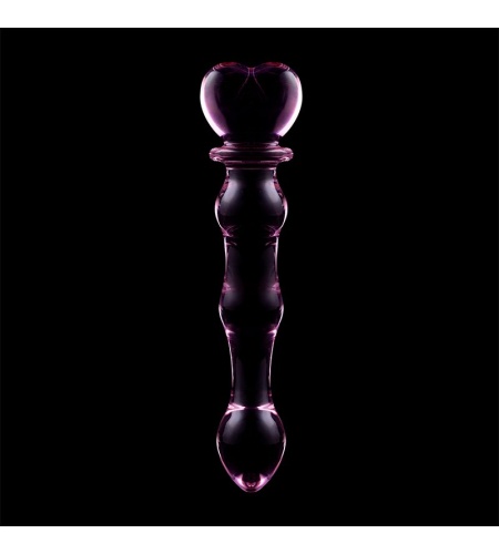 Dildo Anal o Vaginal de Cristal Rosa