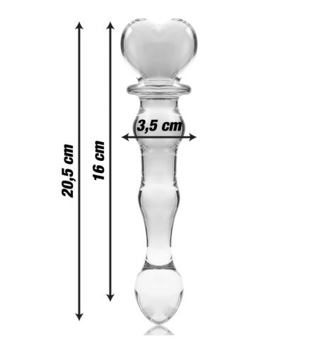 Dildo anal o Vaginal de Cristal