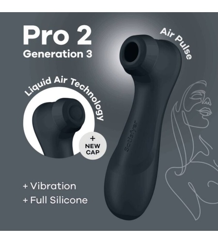 SATISFYER PRO 2 GENERACIÓN 3 LIQUID AIR TECHNOLOGY