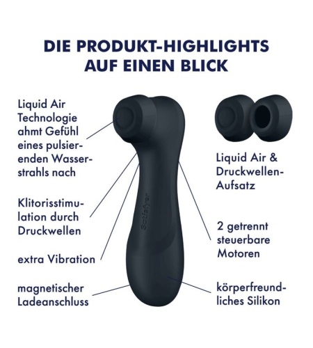SATISFYER PRO 2 GENERACIÓN 3 LIQUID AIR TECHNOLOGY