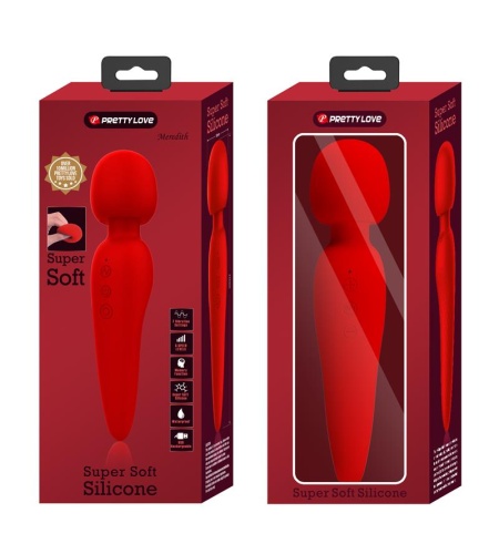 Vibrador Tipo Microfono Rojo