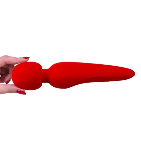Vibrador Tipo Microfono Rojo