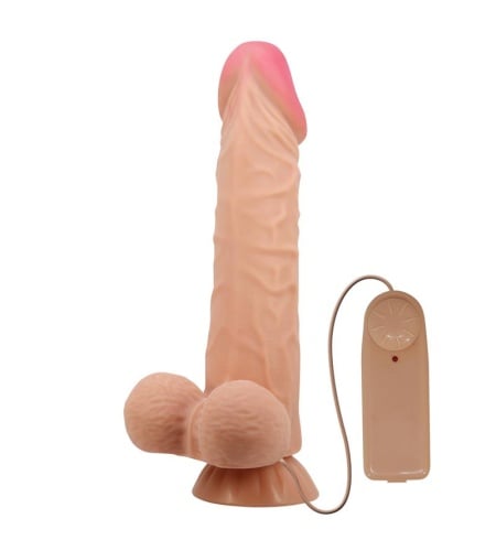 Vibrador Piel Deslizante 24 cm