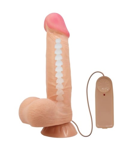 Vibrador Con piel 21 cm