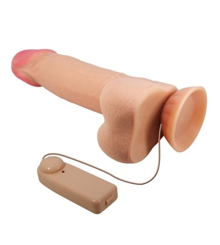 Vibrador Con piel 21 cm