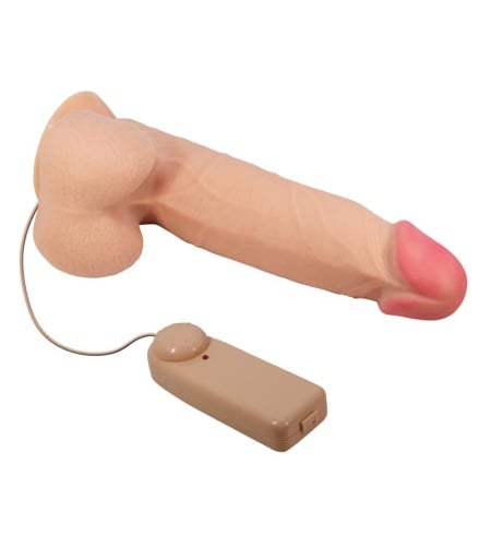 Vibrador Con piel 21 cm
