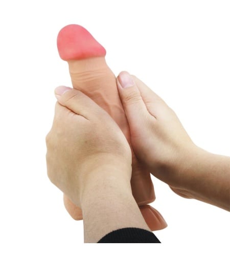 Vibrador Con piel 21 cm