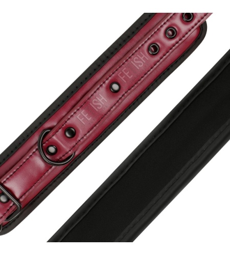 Esposas de Cuero Rojas para Tobillos