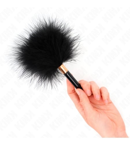 Pluma de Cosquillas Negra