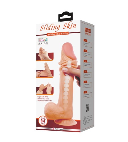 Consolador Piel Natural 24 cm