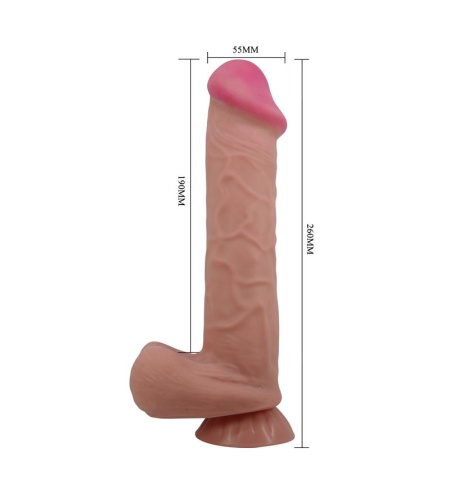 Consolador Simil de Piel 26cm