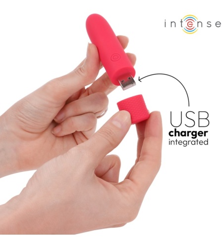 Bala Vibradora USB Recargable Roja