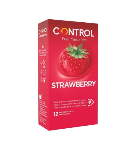Preservativos Control de fresa 12 unidades