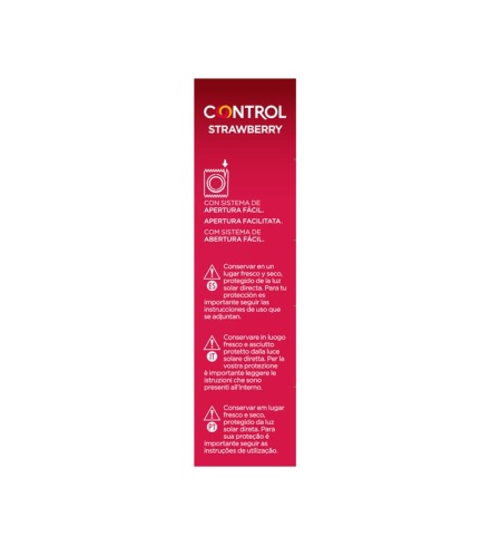Preservativos Control de fresa 12 unidades