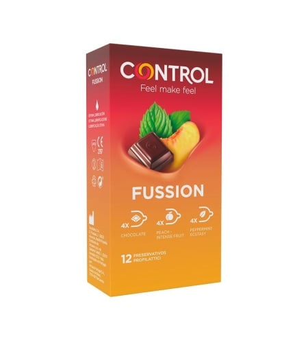 Control Fussion 12 Preservativos con Aromas