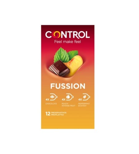 Control Fussion 12 Preservativos con Aromas