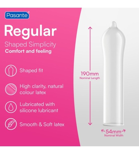 Pasante - Condom Gama Regular 12 Unidades
