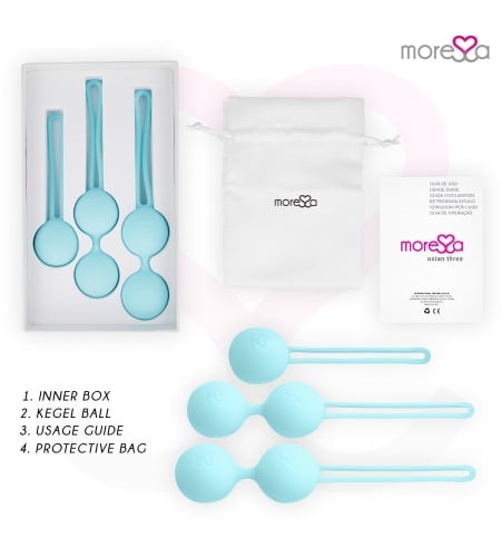 SET PREMIUM SILICONA TURQUESA