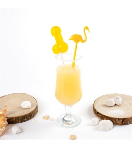 Piruleta Pene Gominola Con Alcohol Piña Colada