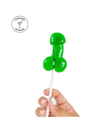 Piruleta Pene Gominola Con Alcohol Mojito