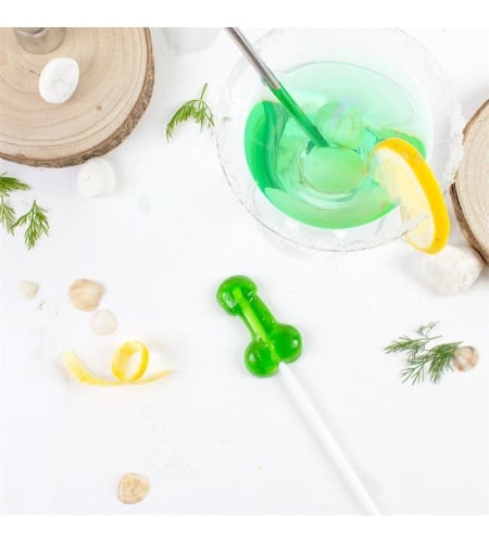 Piruleta Pene Gominola Con Alcohol Caipirinha