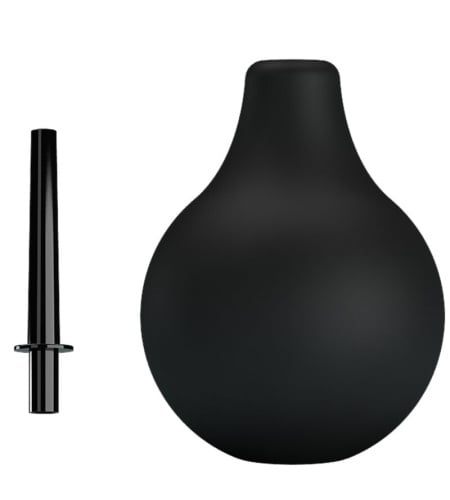 Pera de Limpieza Anal Negra