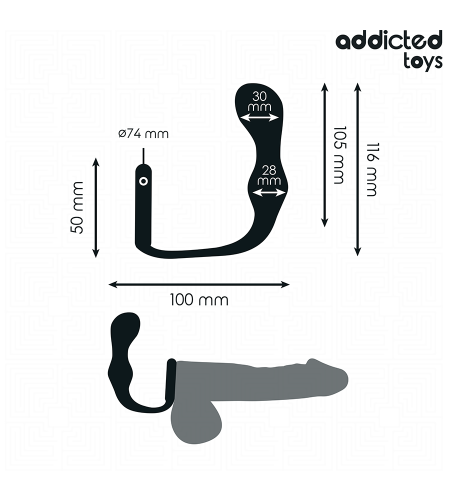 Plug con Anillo Para Pene