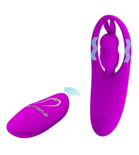 Estimulador Para Braguita Con Control Remoto Rosa