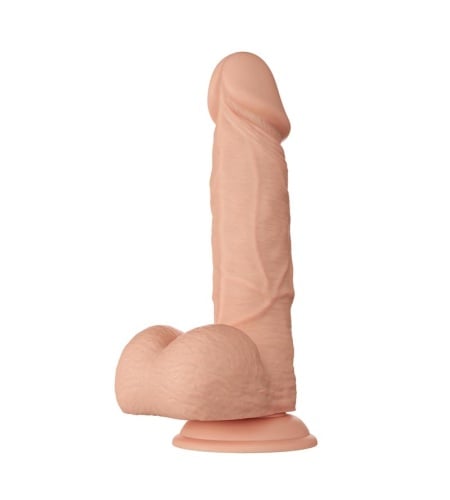 Dildo Realístico Flexible 21.8 Cm Natural
