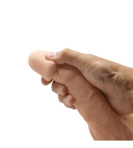 Dildo Realístico Flexible 21.8 Cm Natural