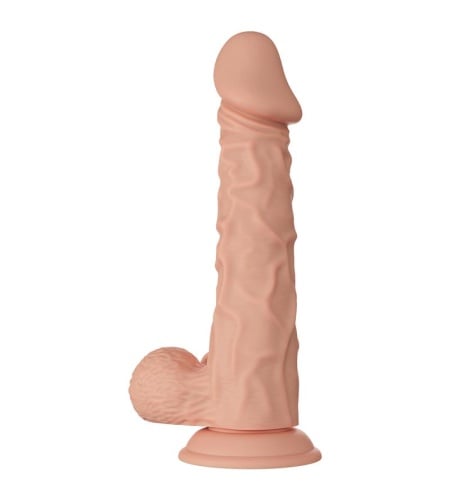 Dildo Realístico Flexible 24 Cm Natural