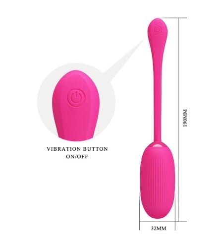 Huevo Vibrador Magenta Con Electro shock