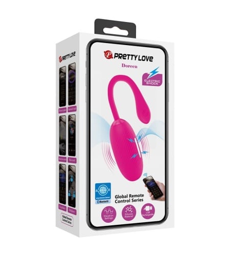 Huevo Vibrador Magenta Con Electro shock