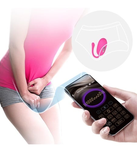 Huevo Vibrador Magenta Con Electro shock