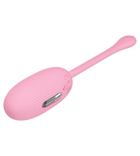 Huevo Vibrador Con Descarga Eléctrica Rosa