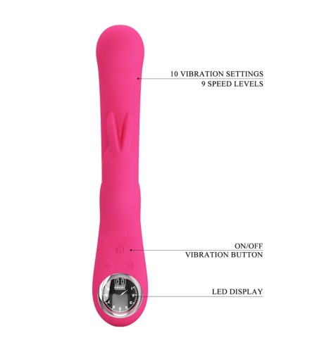 Lamar Vibrador Rabbit & Punto G Rosa