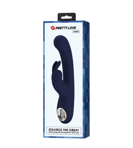 Lamar Vibrador Rabbit & Punto G Azul