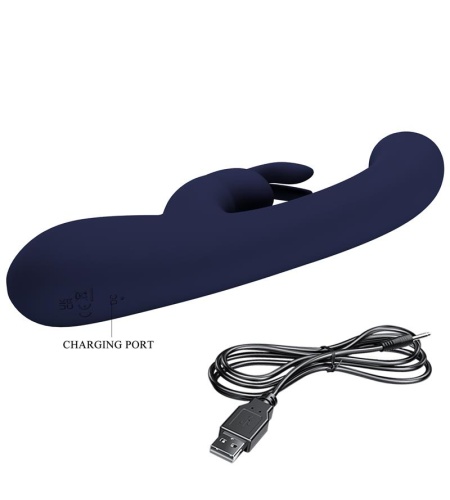 Lamar Vibrador Rabbit & Punto G Azul