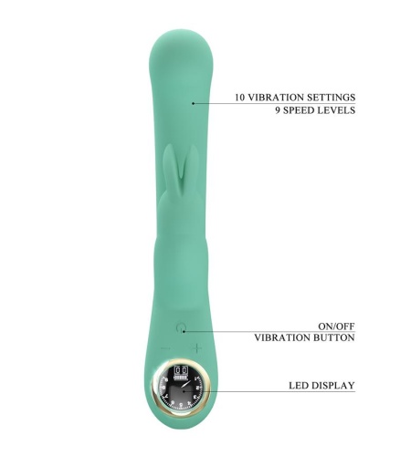 Lamar Vibrador Rabbit & Punto G Verde