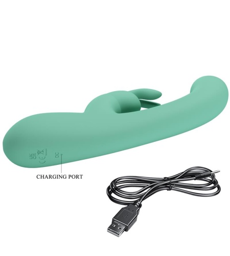 Lamar Vibrador Rabbit & Punto G Verde