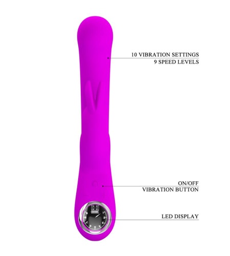 Lamar Vibrador Rabbit & Punto G Violeta
