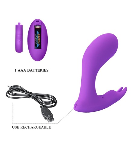 Idabelle Vibration & Pulsation Control Remoto Violeta
