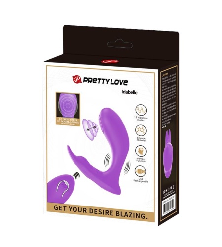 Idabelle Vibration & Pulsation Control Remoto Violeta