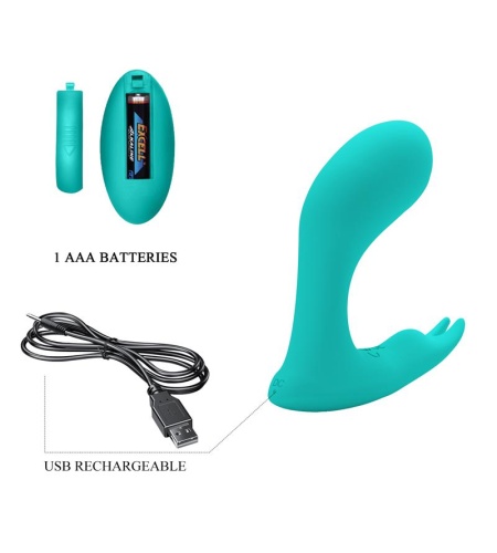 Idabelle Vibration & Pulsation Control Remoto Azul