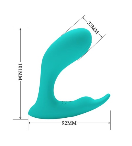 Idabelle Vibration & Pulsation Control Remoto Azul
