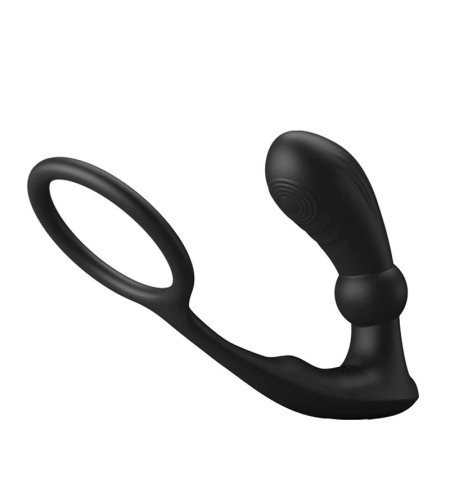 Anillo & Vibrador Anal Negro