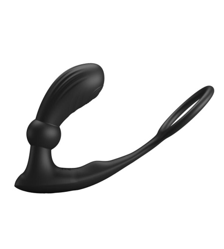 Anillo & Vibrador Anal Negro