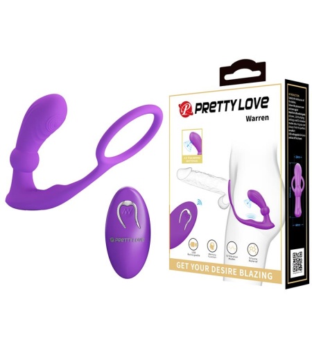 Anillo & Vibrador Anal Violeta