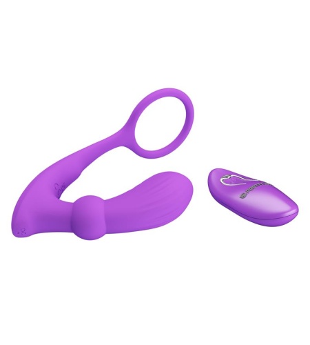 Anillo & Vibrador Anal Violeta