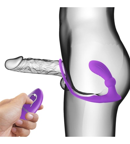 Anillo & Vibrador Anal Violeta